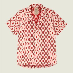 OAS White Machu Cuba Terry Shirt Medium